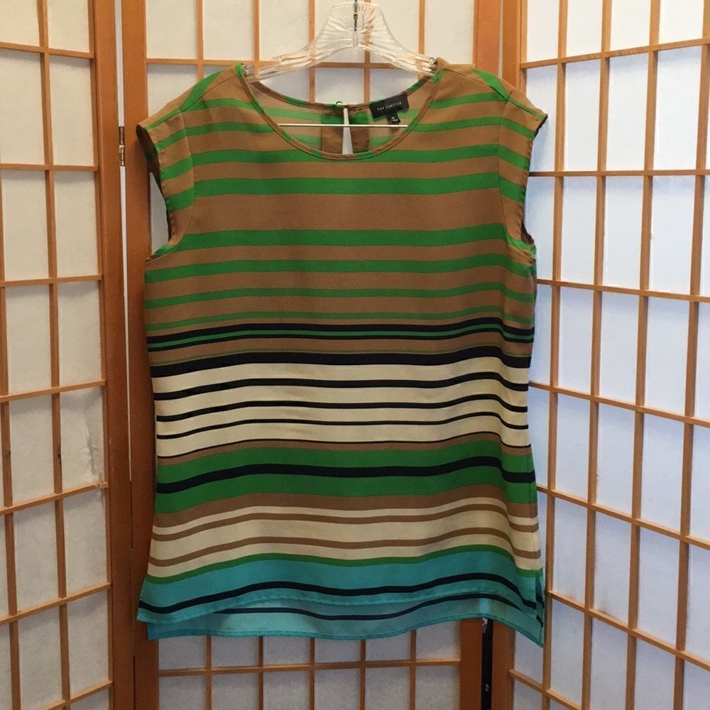 3/$20 The Limited Micro Sleeve Blouse